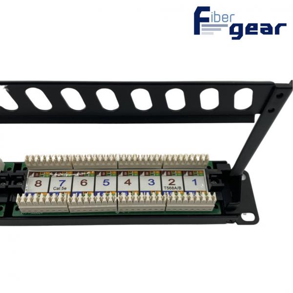 【予約商品】24ポート Cat5eシールドなしフィードスルー 高品質パッチパネル