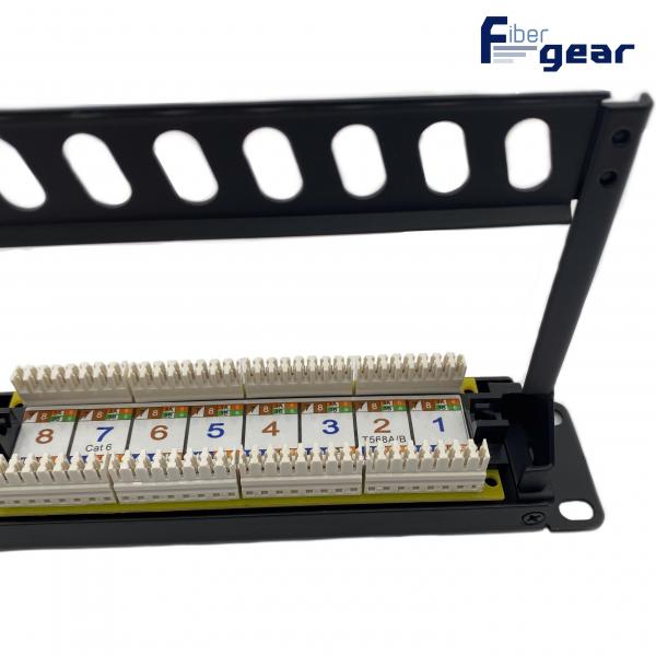 【予約商品】24ポート Cat6シールドなしフィードスルー 高品質パッチパネル