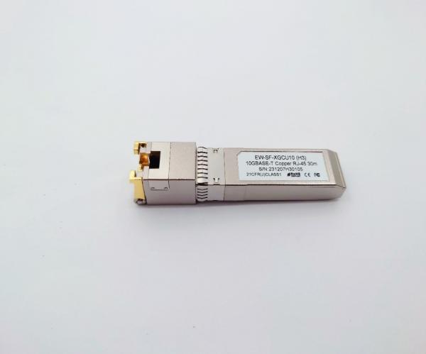 10G UTP 100m RJ45 T-コッパーSFP+トランシーバー(商業用)